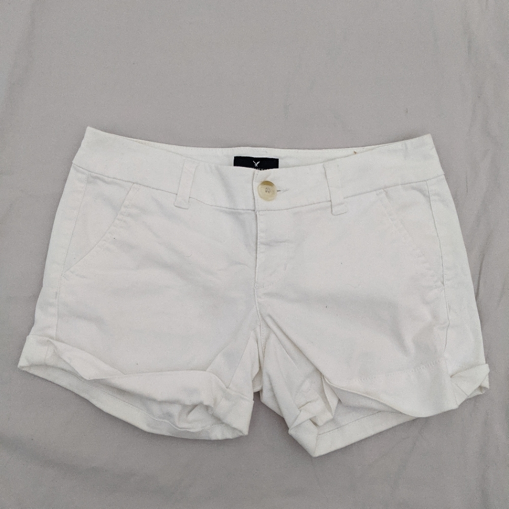 White shorts from American Eagle